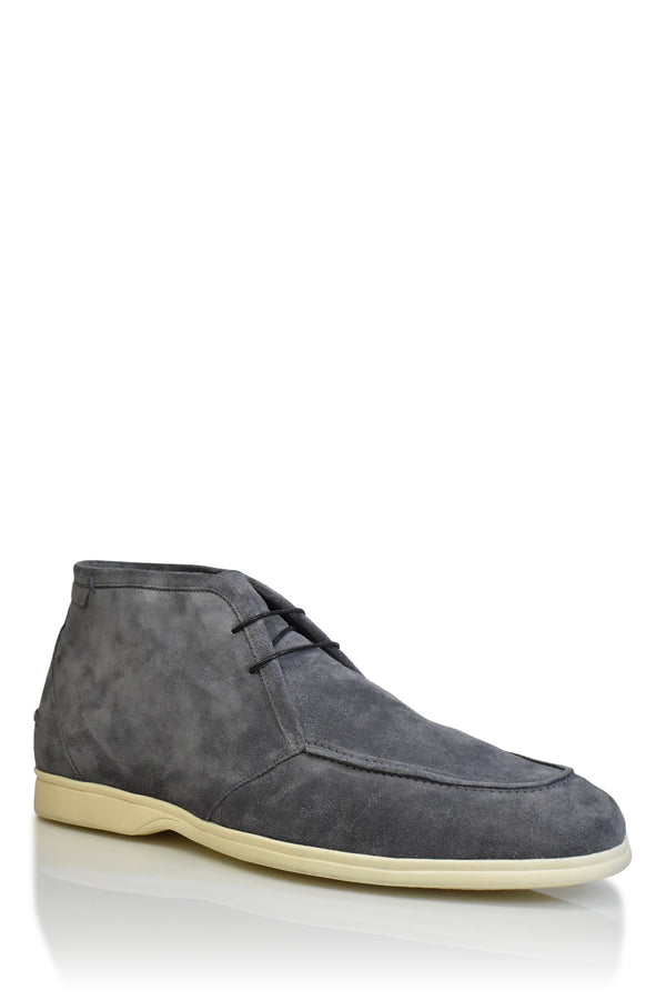 Suede Chukka Boot in Gunmetal Shoes David August, Inc.   