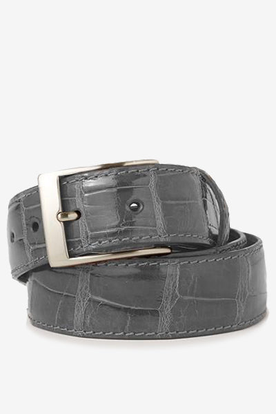 Shirt Gray Dress Belt Greg Norman Men's Croco Print Leather Belt Grey 34 Shirt Gray Dress Belt Greg Norman Men's Croco Print Leather Belt Grey 34