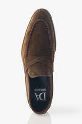 David August Suede Penny Loafer in Farro Shoes David August, Inc.   