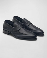 David August Navy Abyss Deerskin Leather Loafer Shoes David August, Inc.   