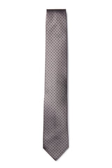 Miracles For Kids Exclusive Silk Jacquard Tie - Warm Grey Ties David August, Inc.   