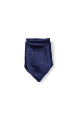 Miracles For Kids Exclusive Silk Pocket Square - Navy Pocket Square David August, Inc.   