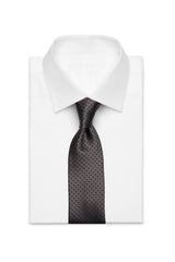 Miracles For Kids Exclusive Silk Jacquard Tie - Warm Grey Ties David August, Inc.   