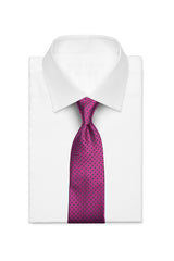 Miracles For Kids Exclusive Silk Jacquard Tie - Pink Ties David August, Inc.   