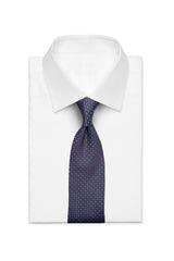 Miracles For Kids Exclusive Silk Jacquard Tie - Navy Ties David August, Inc.   