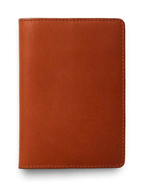 David August Luxury Genuine EPI Leather Passport Holder Black