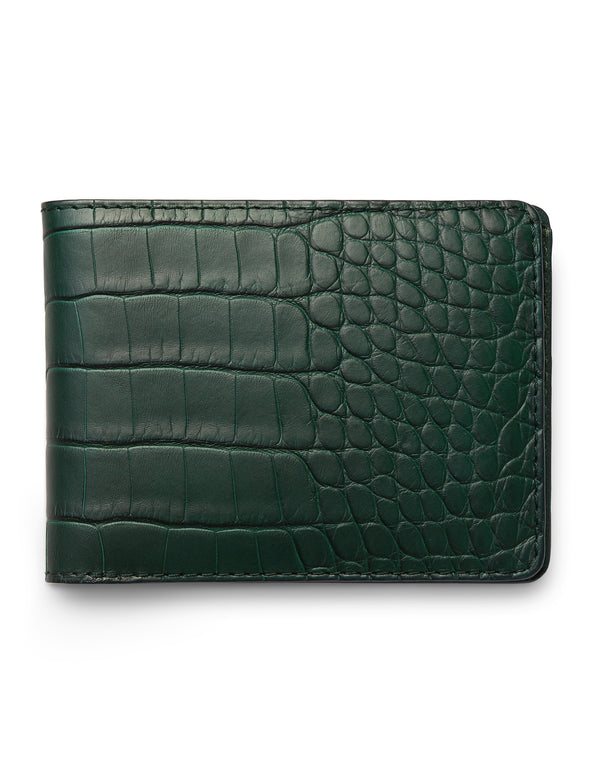 David August Luxury Genuine Alligator Bi-Fold Wallet Wallets David August, Inc.   