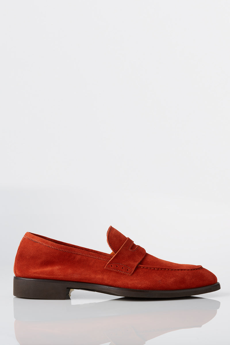 mens burnt orange dress shoes Men Tuxedo Shoes MSD-179C Orange