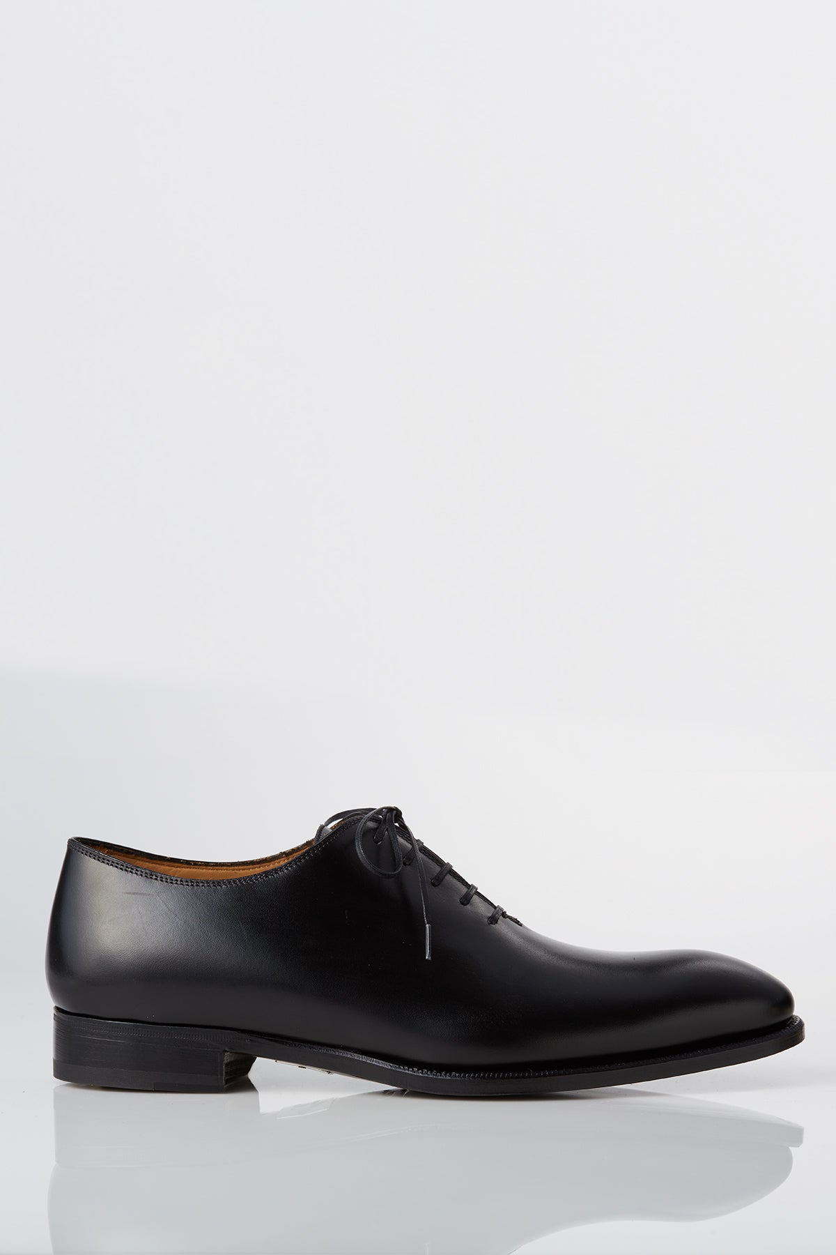 David August Leather Whole Cut Dress Shoe in Black – David 