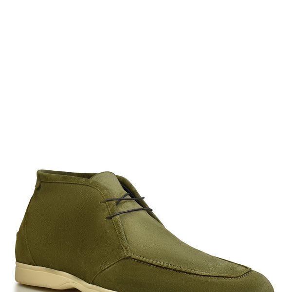 Fly London Olive Green Suede Chukka Boots Fly London - Suede Leather Ankle Boots - Waco - Forest Green  main image 4