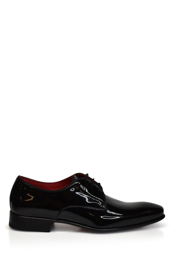 Patent Leather Carnegie Formal Tuxedo Oxford in Black Shoes David August, Inc.   