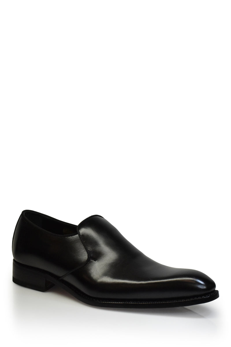 Leather Puccini Formal Slip-On Shoe in Black 8.5 Leather Puccini Formal Slip-On Shoe in Black 8.5