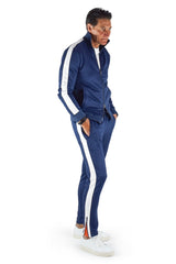 David August Tracksuit in Navy with White Trim Track Set David August, Inc.   