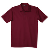 Luxury Mercerized Cotton Polo in Cranberry  David August, Inc.   