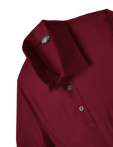 Luxury Mercerized Cotton Polo in Cranberry  David August, Inc.   