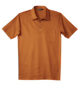 Luxury Mercerized Cotton Polo in Orange  David August, Inc.   